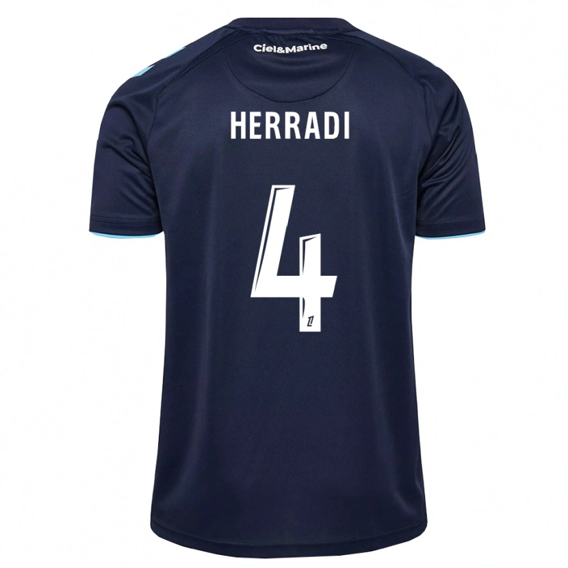 Danxen Herren Zaid Herradi #4 Kornblumenblau Mitternachtsblau Heimtrikot Trikot 2026/27 T-Shirt Österreich