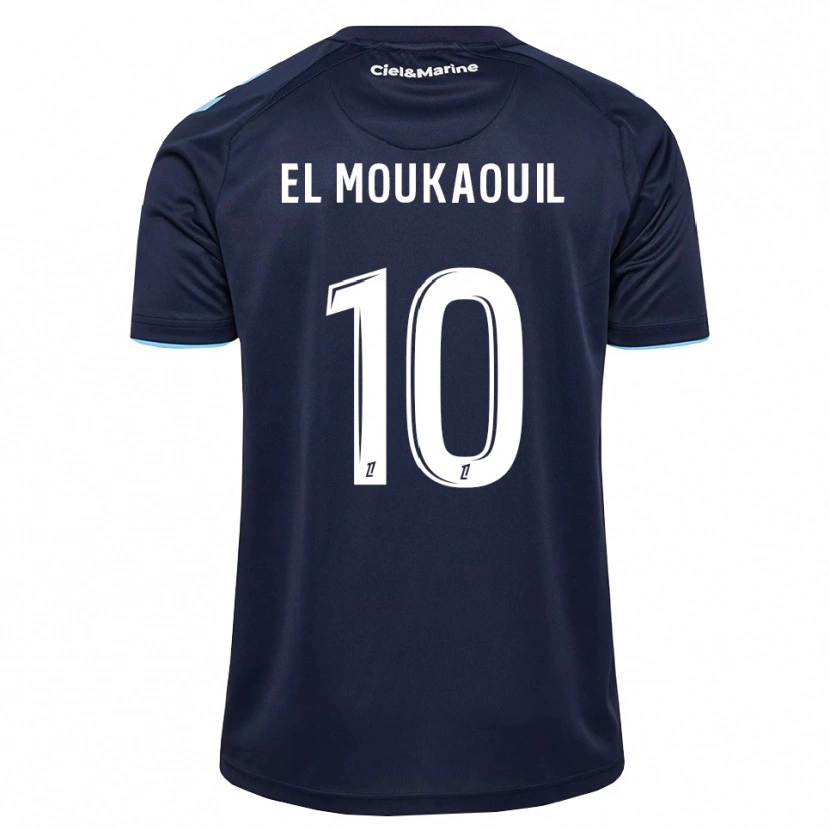 Danxen Herren Mohamed El Moukaouil #10 Kornblumenblau Mitternachtsblau Heimtrikot Trikot 2026/27 T-Shirt Österreich