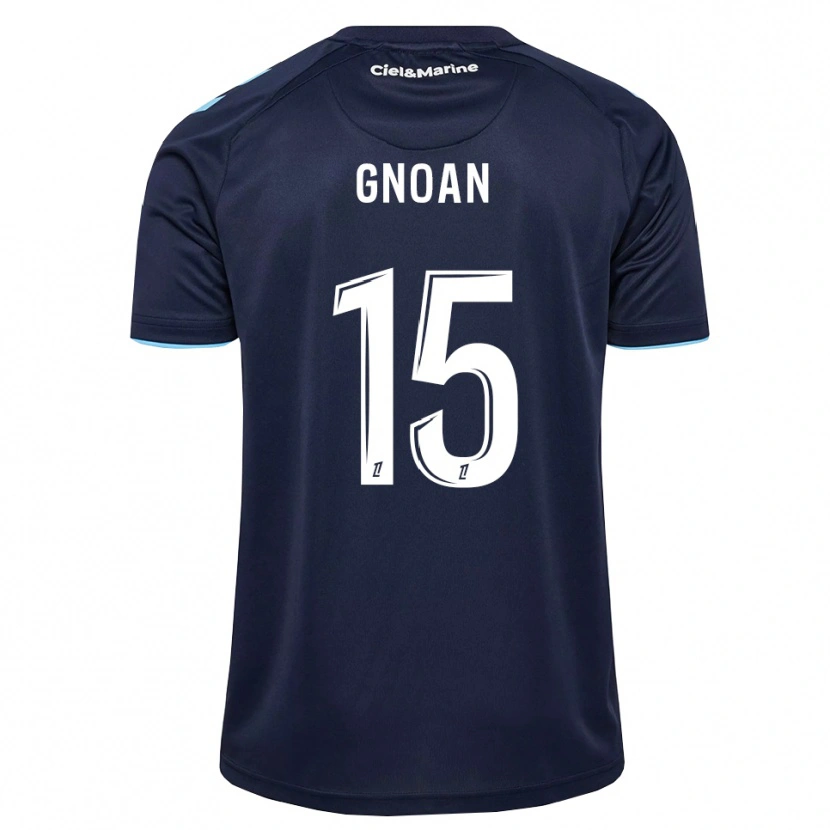 Danxen Herren Ebroni Gnoan #15 Kornblumenblau Mitternachtsblau Heimtrikot Trikot 2026/27 T-Shirt Österreich