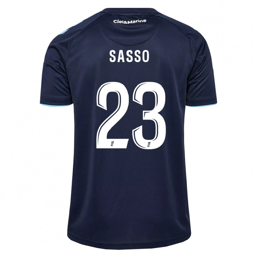 Danxen Herren Vincent Sasso #23 Kornblumenblau Mitternachtsblau Heimtrikot Trikot 2026/27 T-Shirt Österreich