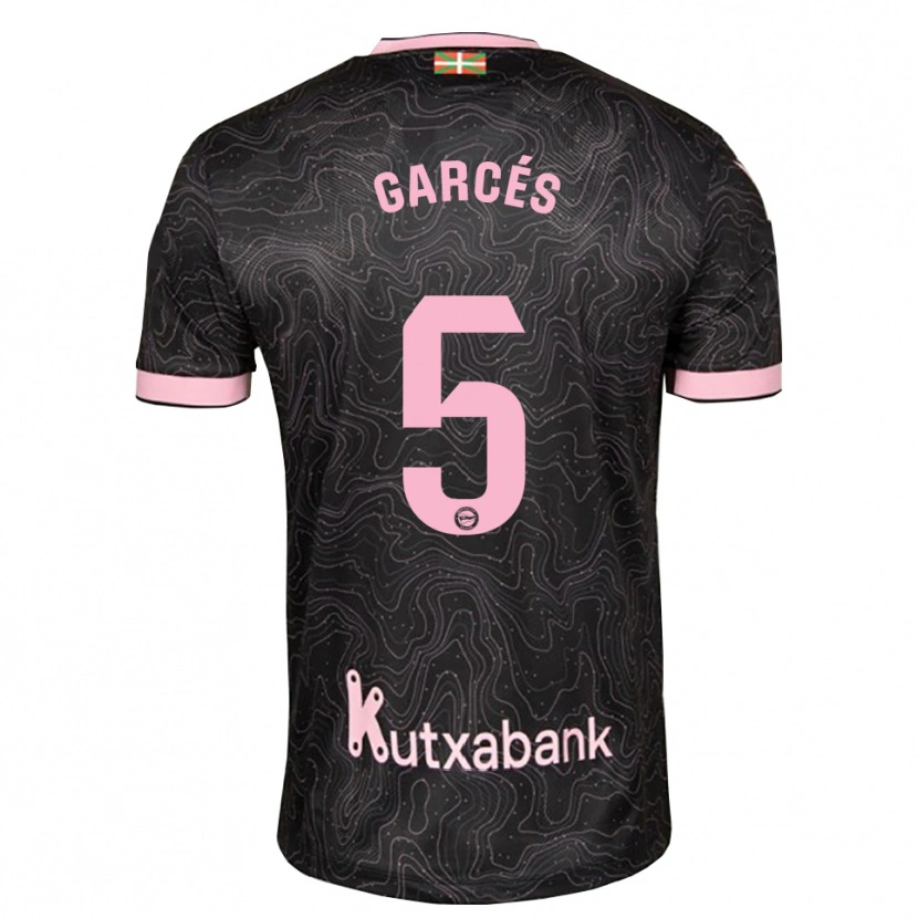 Danxen Herren Facundo Garcés #5 Schwarz Pink Auswärtstrikot Trikot 2026/27 T-Shirt Österreich