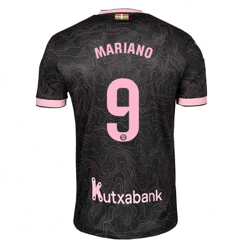 Danxen Herren Mariano Díaz #9 Schwarz Pink Auswärtstrikot Trikot 2026/27 T-Shirt Österreich