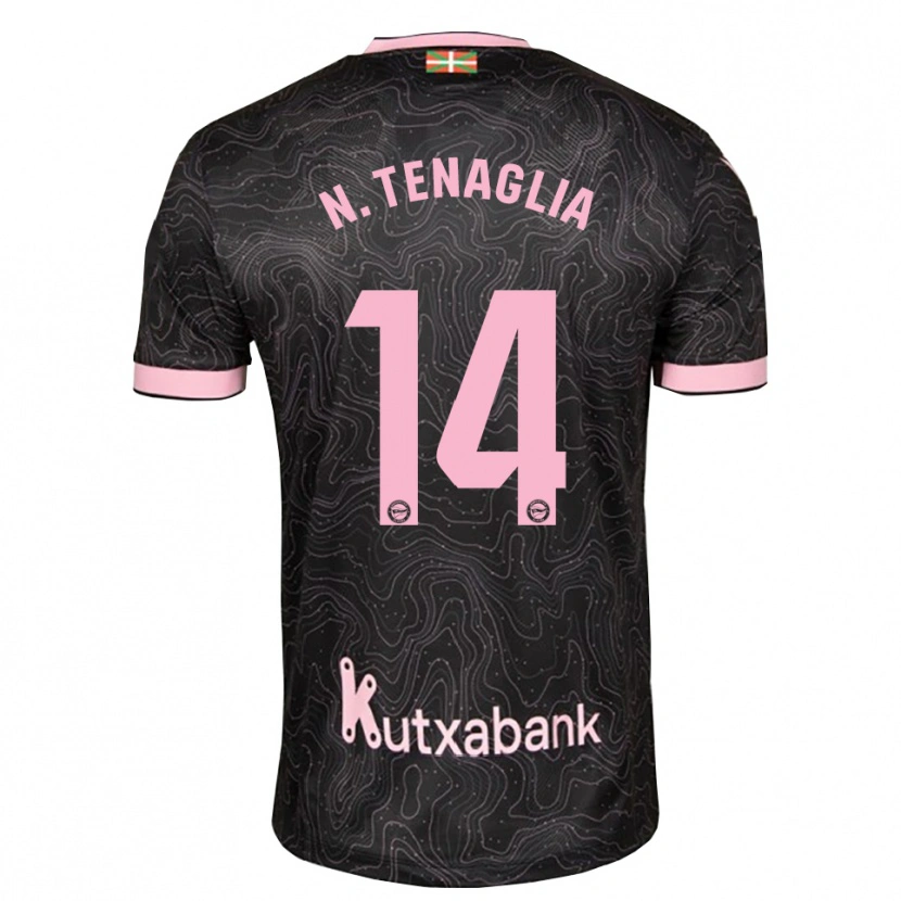 Danxen Herren Nahuel Tenaglia #14 Schwarz Pink Auswärtstrikot Trikot 2026/27 T-Shirt Österreich
