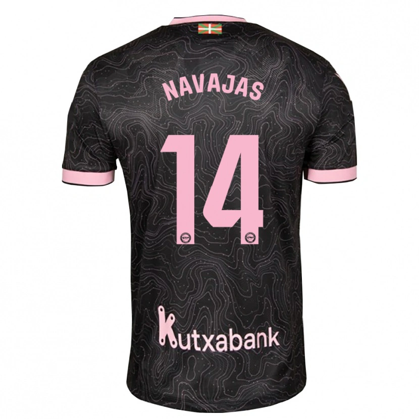 Danxen Herren Laura Navajas #14 Schwarz Pink Auswärtstrikot Trikot 2026/27 T-Shirt Österreich