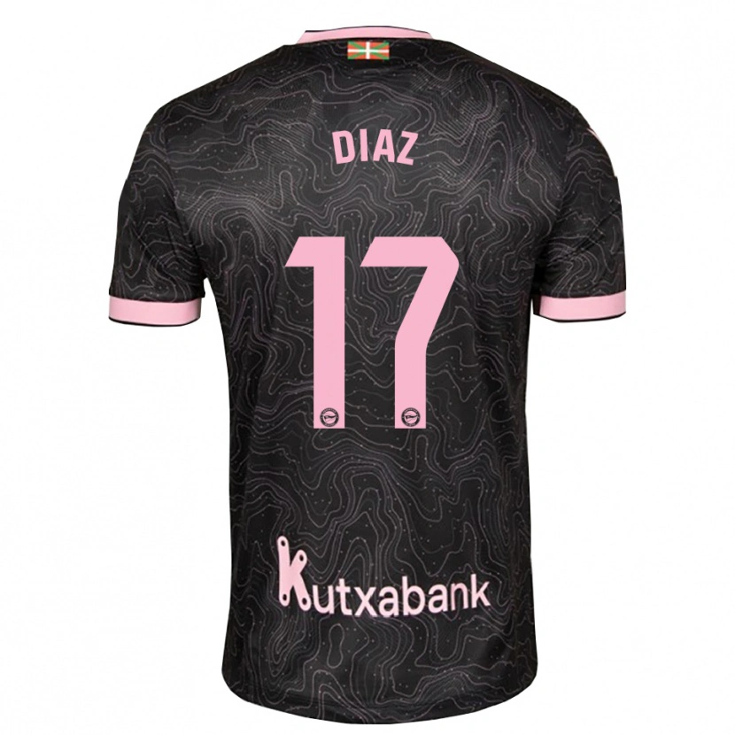 Danxen Herren Nico Diaz #17 Schwarz Pink Auswärtstrikot Trikot 2026/27 T-Shirt Österreich
