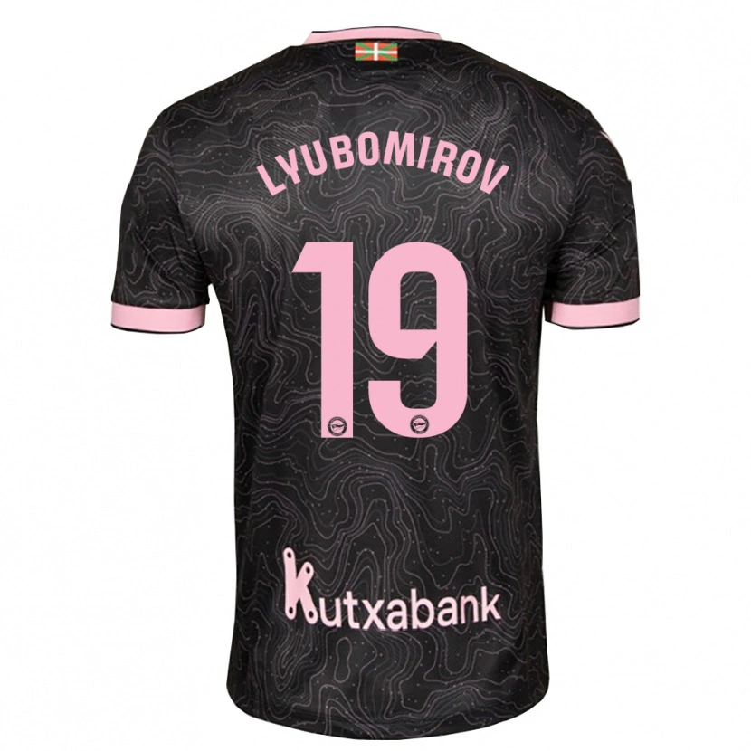 Danxen Herren Daniel Lyubomirov #19 Schwarz Pink Auswärtstrikot Trikot 2026/27 T-Shirt Österreich