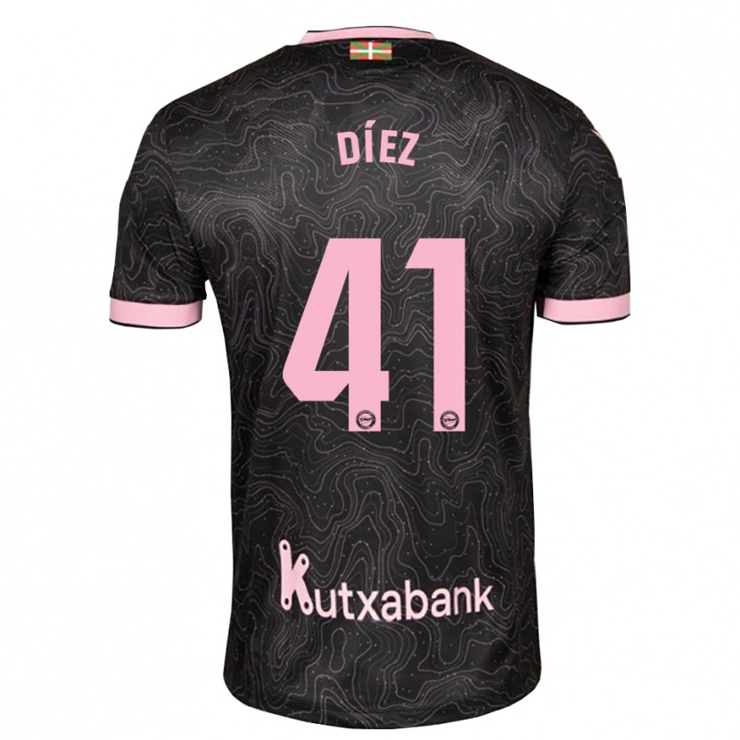 Danxen Herren Victor Díez #41 Schwarz Pink Auswärtstrikot Trikot 2026/27 T-Shirt Österreich