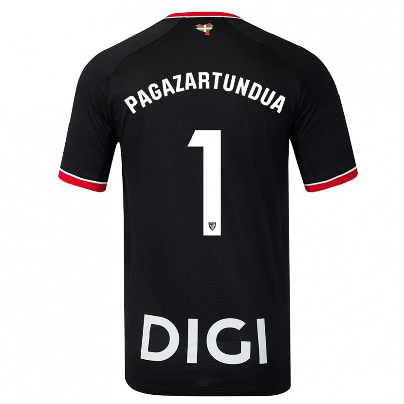 Danxen Herren Iker Pagazartundua #1 Schwarz Weiß Rot Auswärtstrikot Trikot 2026/27 T-Shirt Österreich