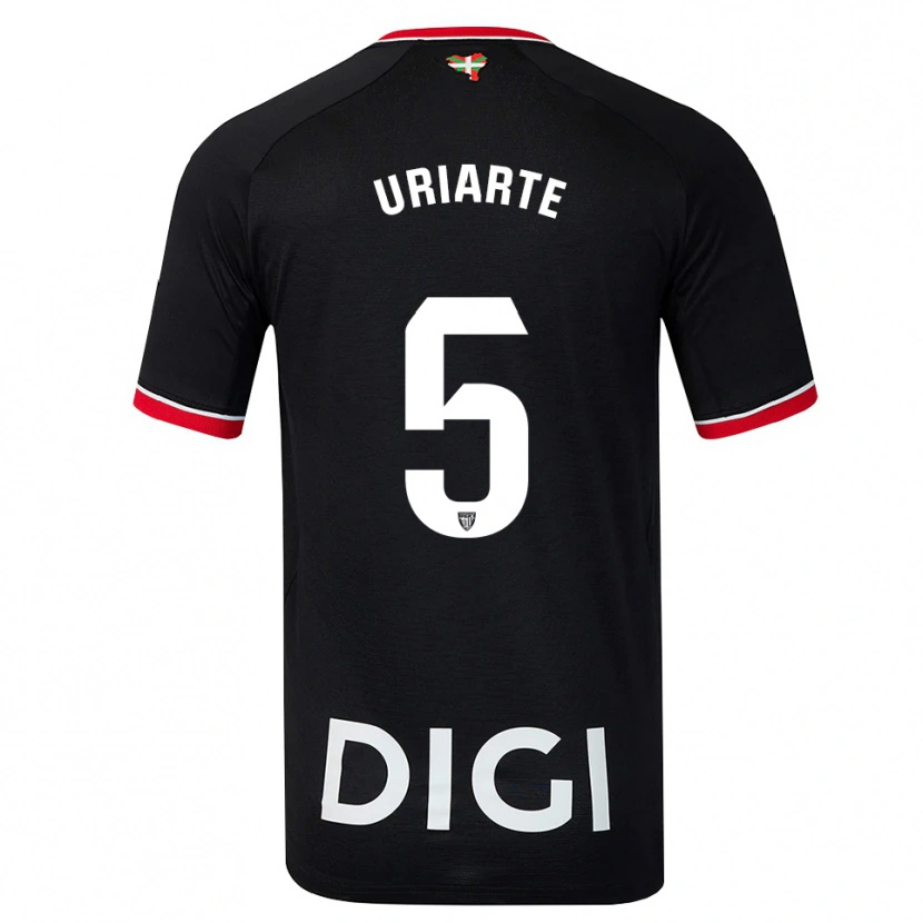 Danxen Herren Naroa Uriarte Urazurrutia #5 Schwarz Weiß Rot Auswärtstrikot Trikot 2026/27 T-Shirt Österreich