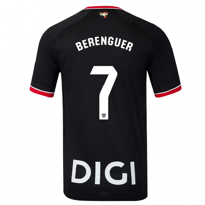 Danxen Herren Álex Berenguer #7 Schwarz Weiß Rot Auswärtstrikot Trikot 2026/27 T-Shirt Österreich