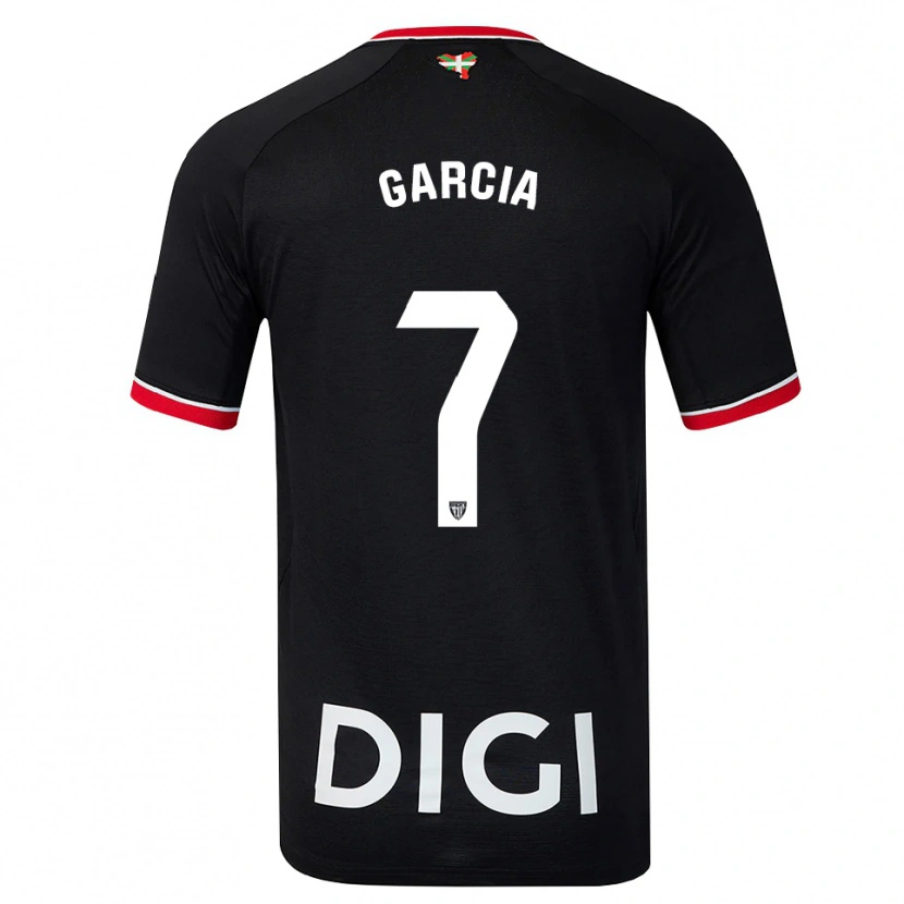 Danxen Herren Nahikari García #7 Schwarz Weiß Rot Auswärtstrikot Trikot 2026/27 T-Shirt Österreich