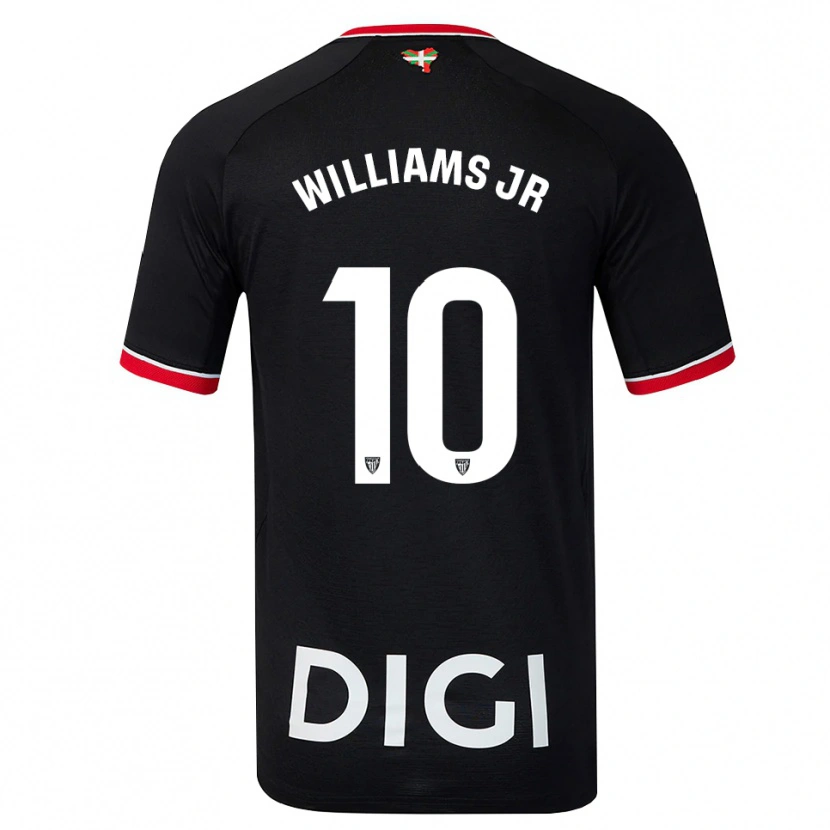 Danxen Herren Nico Williams #10 Schwarz Weiß Rot Auswärtstrikot Trikot 2026/27 T-Shirt Österreich
