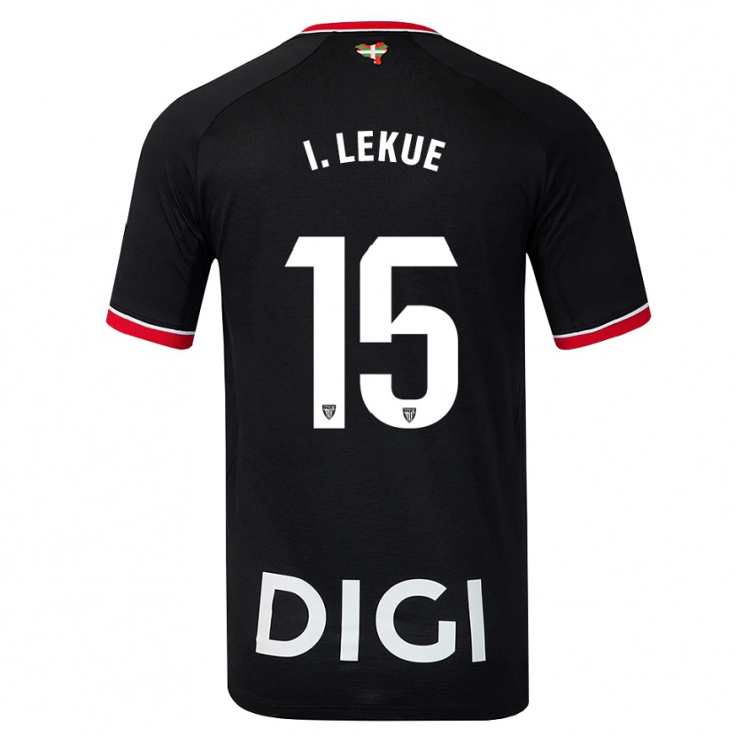 Danxen Herren Inigo Lekue #15 Schwarz Weiß Rot Auswärtstrikot Trikot 2026/27 T-Shirt Österreich