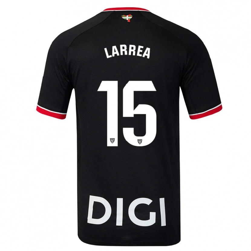 Danxen Herren Beñat Larrea #15 Schwarz Weiß Rot Auswärtstrikot Trikot 2026/27 T-Shirt Österreich