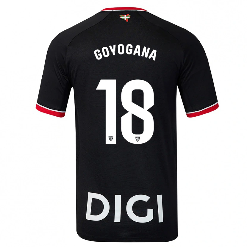 Danxen Herren Unax Goyogana #18 Schwarz Weiß Rot Auswärtstrikot Trikot 2026/27 T-Shirt Österreich