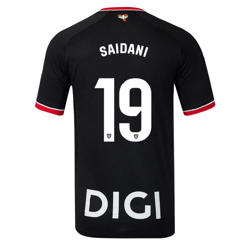 Danxen Herren Ismahel Saidani #19 Schwarz Weiß Rot Auswärtstrikot Trikot 2026/27 T-Shirt Österreich