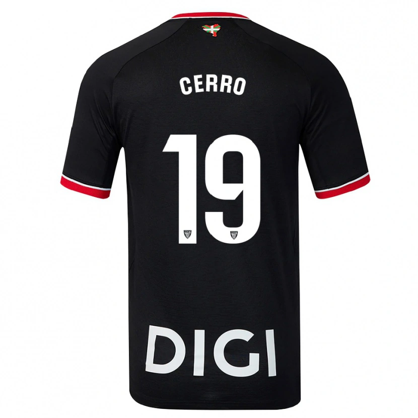 Danxen Herren Mariana Cerro Galán #19 Schwarz Weiß Rot Auswärtstrikot Trikot 2026/27 T-Shirt Österreich