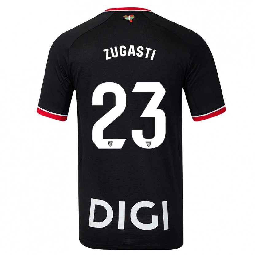 Danxen Herren Patricia Zugasti Oses #23 Schwarz Weiß Rot Auswärtstrikot Trikot 2026/27 T-Shirt Österreich