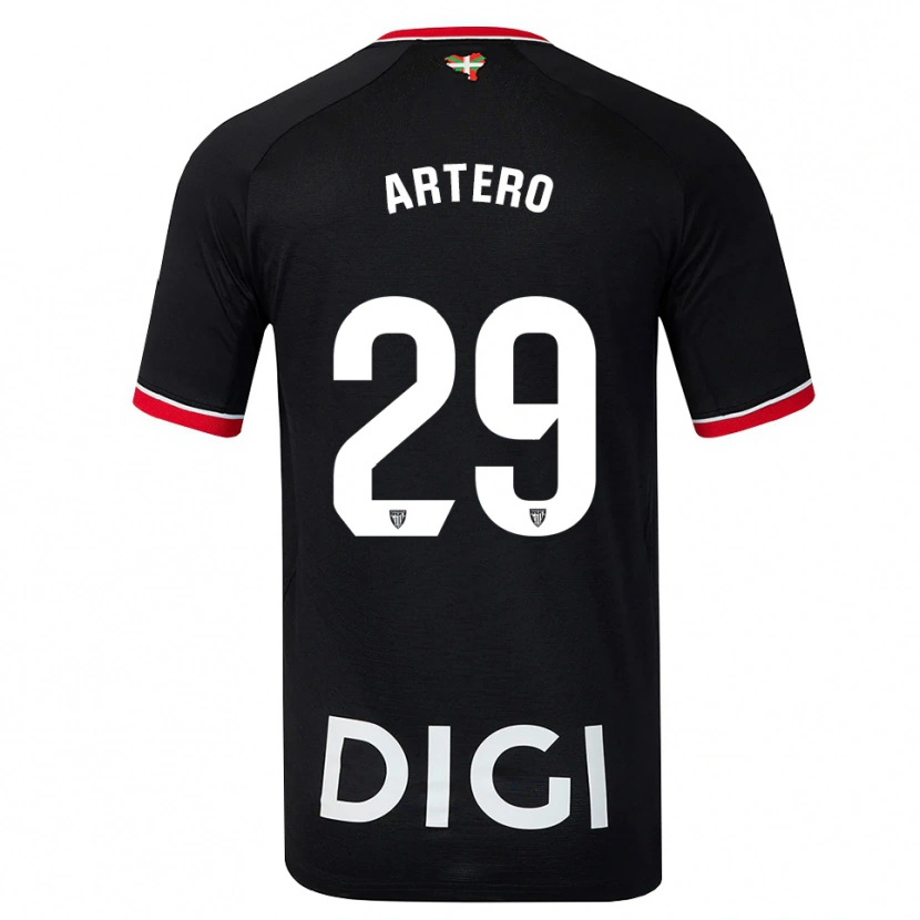 Danxen Herren Marina Artero Moreno #29 Schwarz Weiß Rot Auswärtstrikot Trikot 2026/27 T-Shirt Österreich