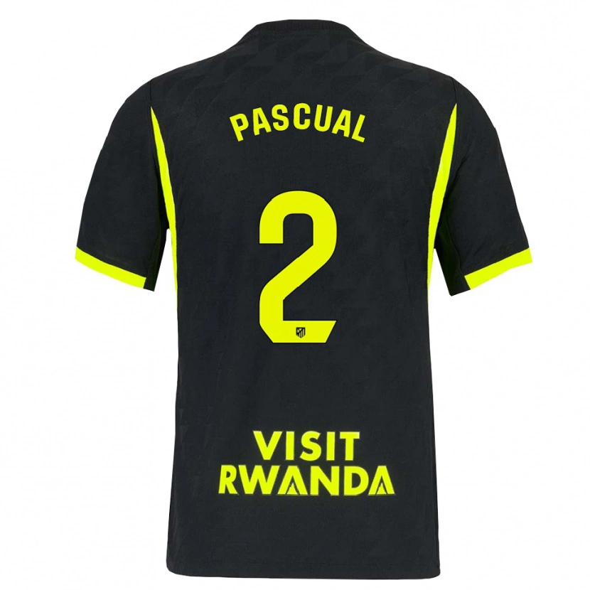 Danxen Herren Martin Pascual #2 Hellgrün Schwarz Auswärtstrikot Trikot 2026/27 T-Shirt Österreich