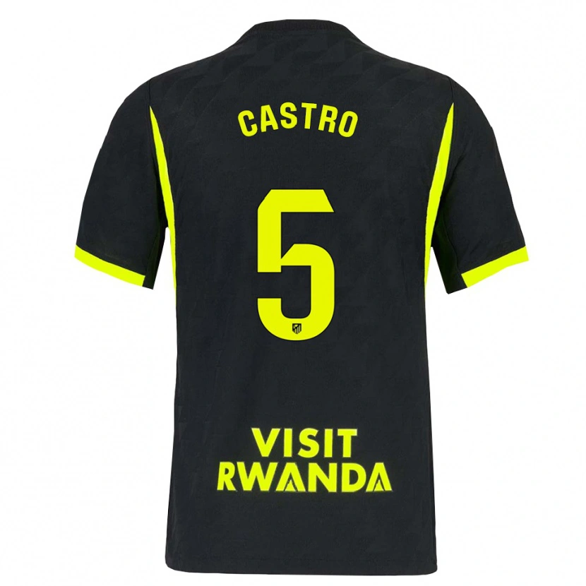 Danxen Herren Oscar Castro #5 Hellgrün Schwarz Auswärtstrikot Trikot 2026/27 T-Shirt Österreich