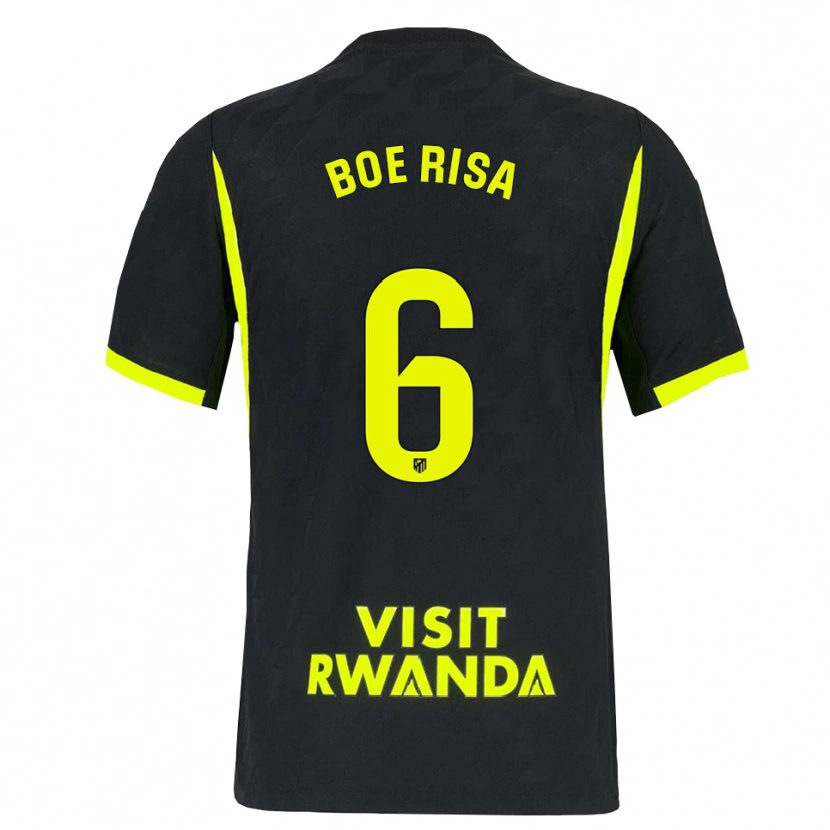 Danxen Herren Vilde Bøe Risa #6 Hellgrün Schwarz Auswärtstrikot Trikot 2026/27 T-Shirt Österreich