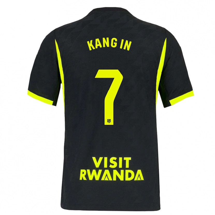 Danxen Herren Kang-In Lee #7 Hellgrün Schwarz Auswärtstrikot Trikot 2026/27 T-Shirt Österreich