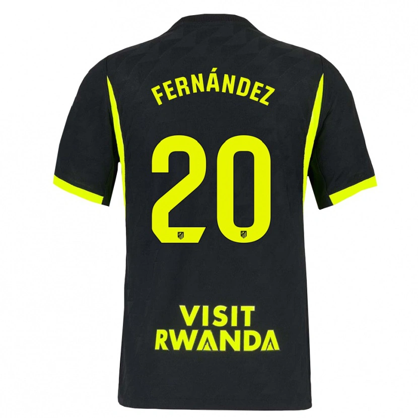 Danxen Herren Mattías Fernández #20 Hellgrün Schwarz Auswärtstrikot Trikot 2026/27 T-Shirt Österreich