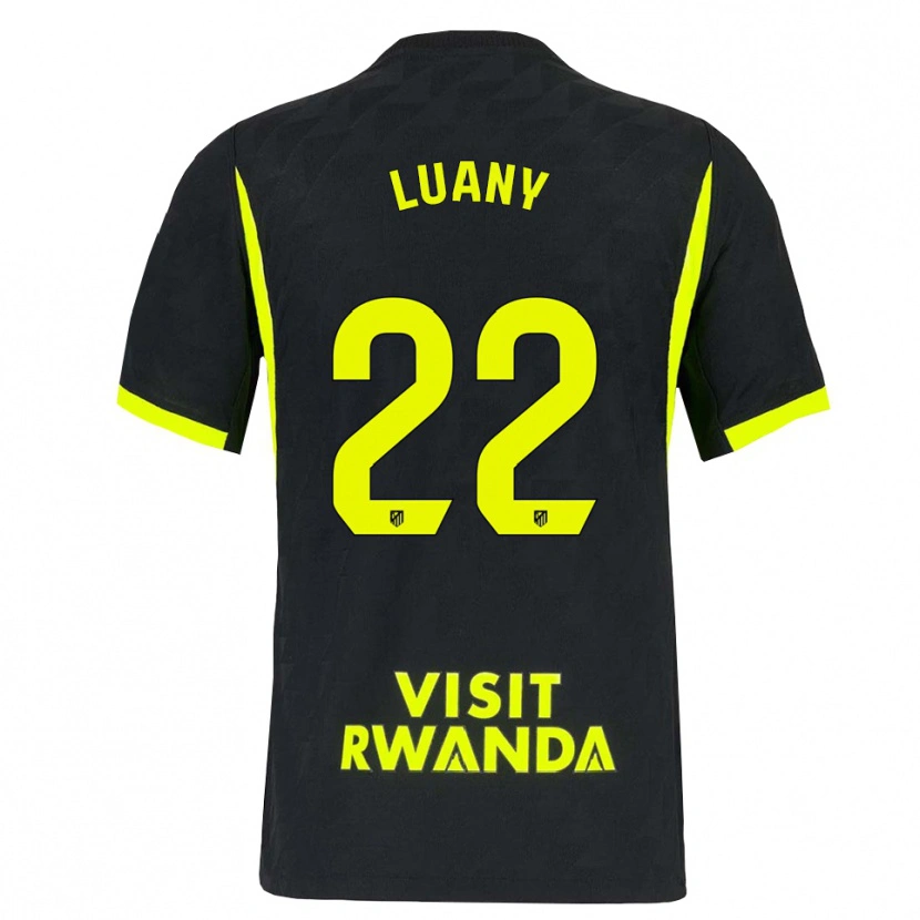 Danxen Herren Luany Vitória Da Silva Rosa #22 Hellgrün Schwarz Auswärtstrikot Trikot 2026/27 T-Shirt Österreich