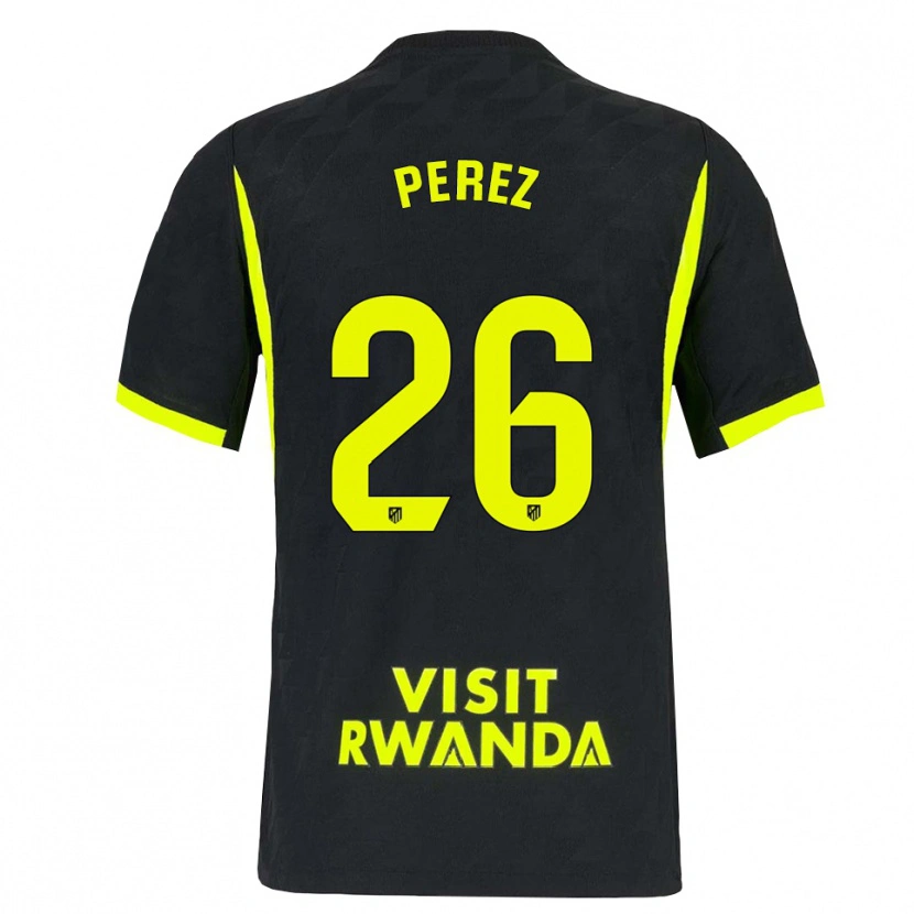 Danxen Herren Xenia Perez #26 Hellgrün Schwarz Auswärtstrikot Trikot 2026/27 T-Shirt Österreich