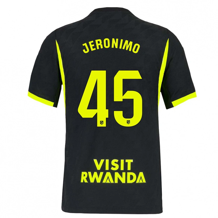 Danxen Herren Isaiah Jeronimo #45 Hellgrün Schwarz Auswärtstrikot Trikot 2026/27 T-Shirt Österreich