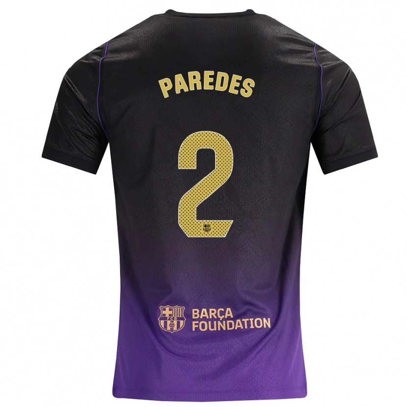 Danxen Herren Irene Paredes #2 Lila Gelb Schwarz Auswärtstrikot Trikot 2026/27 T-Shirt Österreich