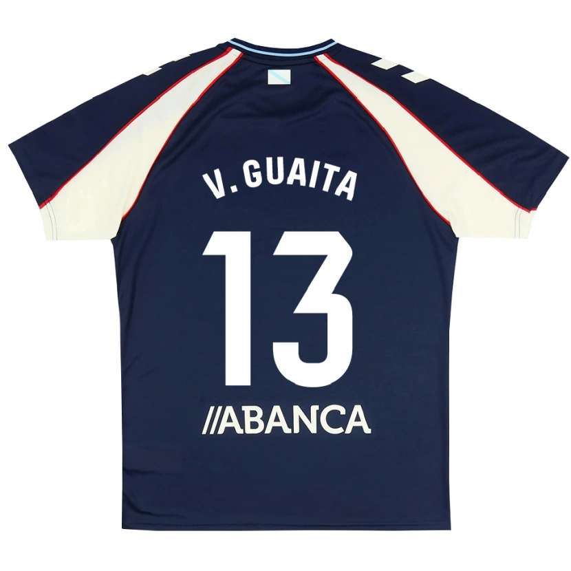 Danxen Herren Vicente Guaita #13 Königsblau Rot Weiß Auswärtstrikot Trikot 2026/27 T-Shirt Österreich