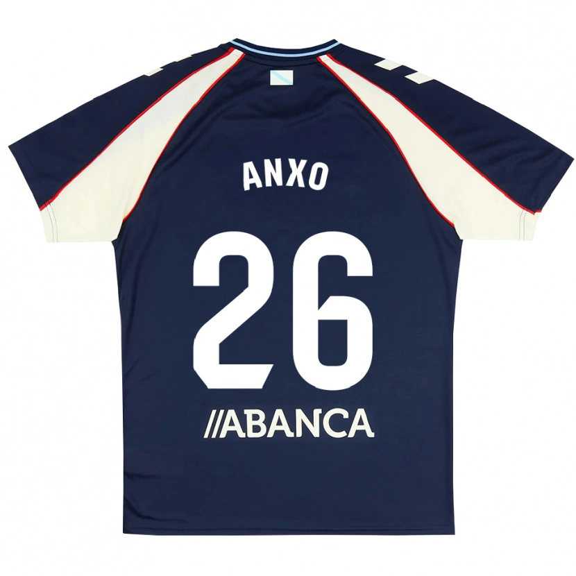 Danxen Herren Anxo Rodríguez #26 Königsblau Rot Weiß Auswärtstrikot Trikot 2026/27 T-Shirt Österreich