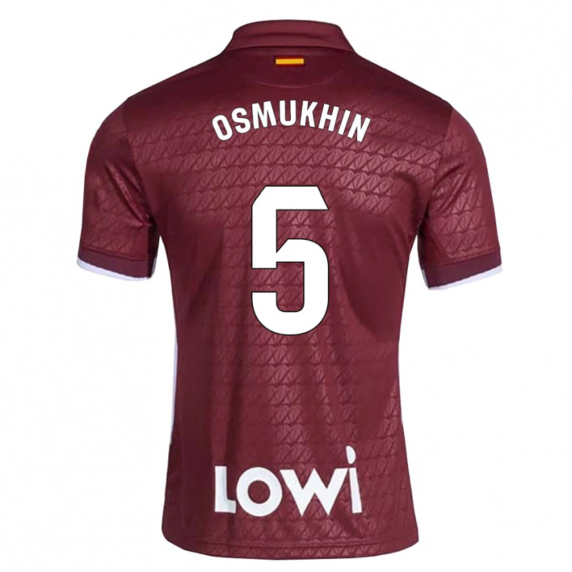 Danxen Herren Zakhar Osmukhin #5 Dunkelrot Weiß Auswärtstrikot Trikot 2026/27 T-Shirt Österreich