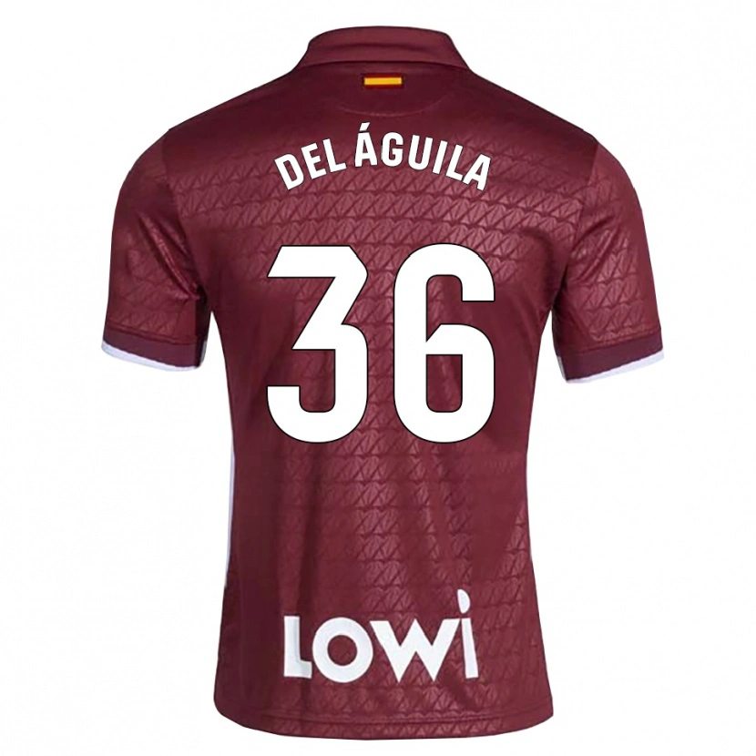 Danxen Herren Ángel Del Águila #36 Dunkelrot Weiß Auswärtstrikot Trikot 2026/27 T-Shirt Österreich