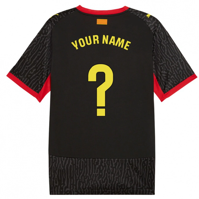 Danxen Herren Ihren Namen #0 Schwarz Gelb Rot Auswärtstrikot Trikot 2026/27 T-Shirt Österreich
