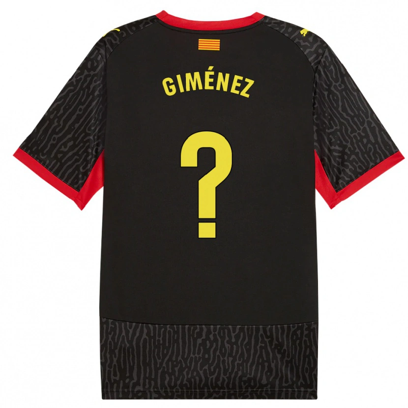 Danxen Herren Félix Giménez #0 Schwarz Gelb Rot Auswärtstrikot Trikot 2026/27 T-Shirt Österreich