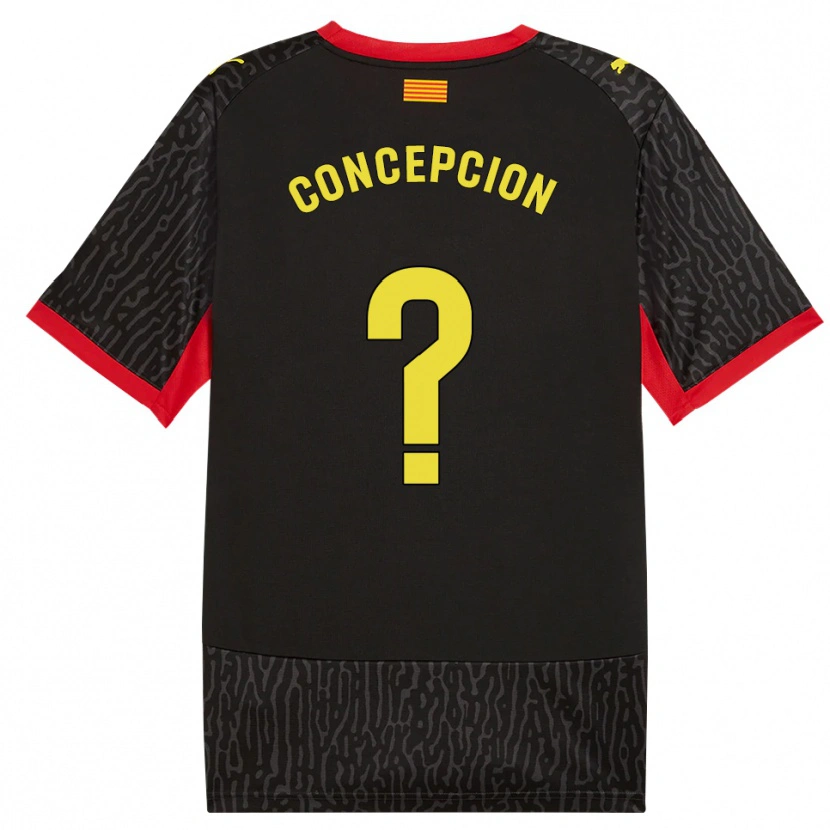 Danxen Herren Elian Concepción #0 Schwarz Gelb Rot Auswärtstrikot Trikot 2026/27 T-Shirt Österreich