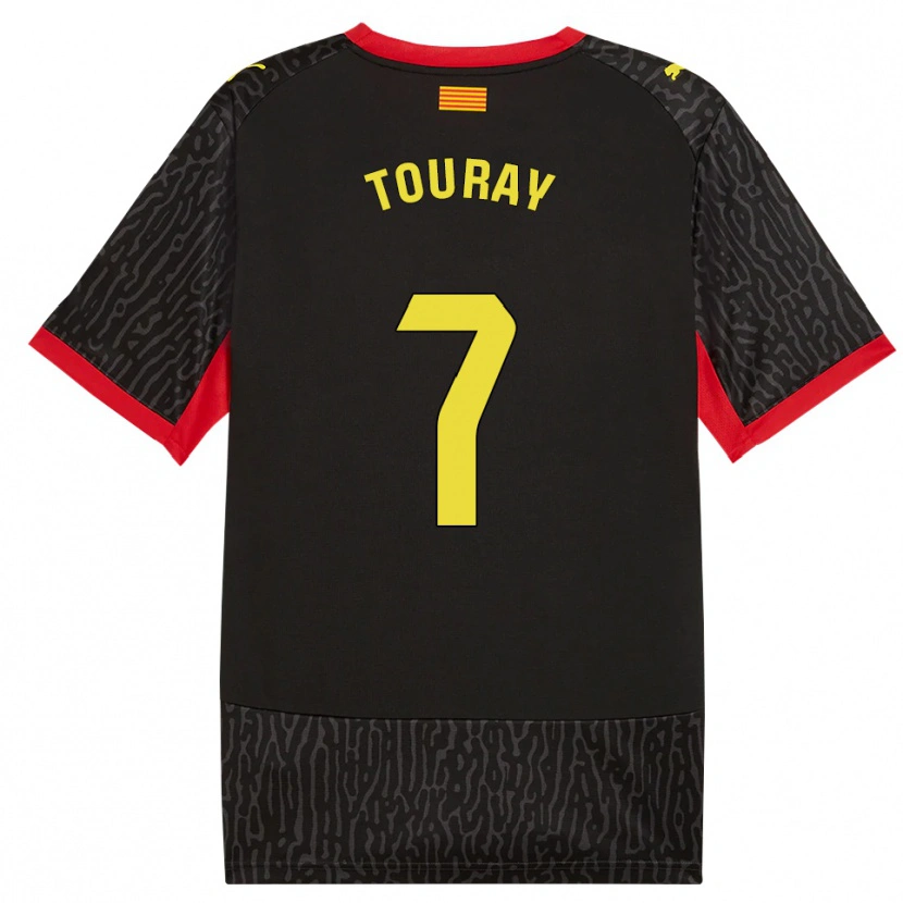 Danxen Herren Muhammed Touray #7 Schwarz Gelb Rot Auswärtstrikot Trikot 2026/27 T-Shirt Österreich