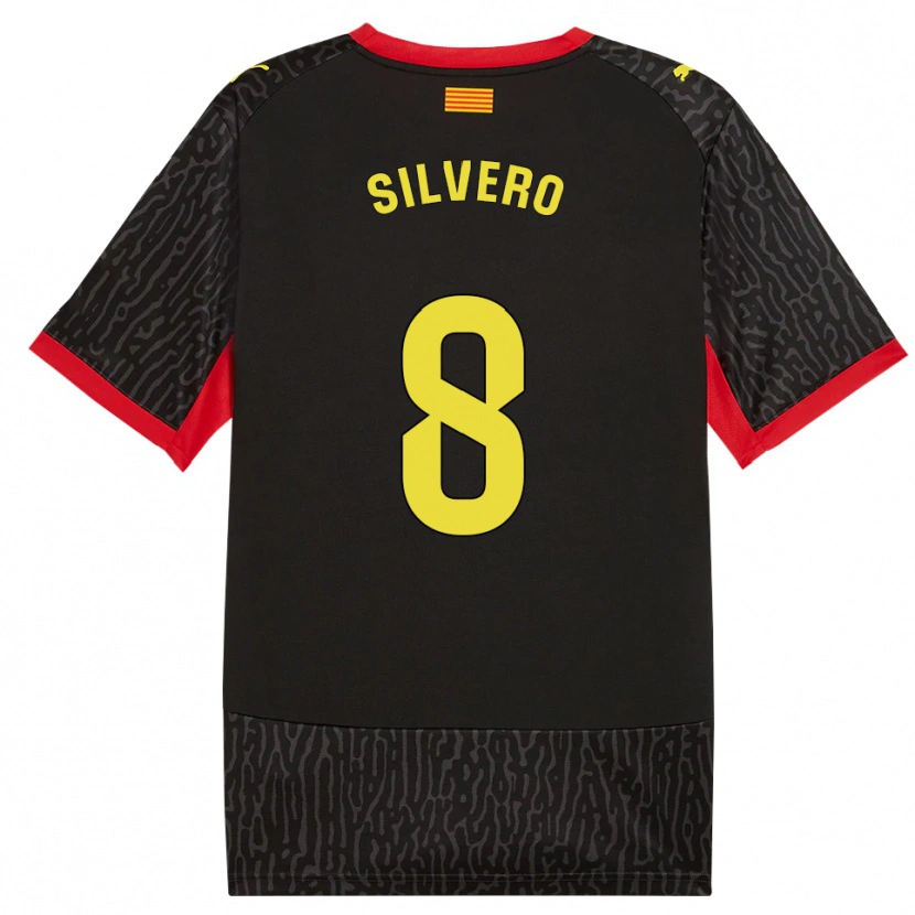 Danxen Herren Pol Silvero #8 Schwarz Gelb Rot Auswärtstrikot Trikot 2026/27 T-Shirt Österreich