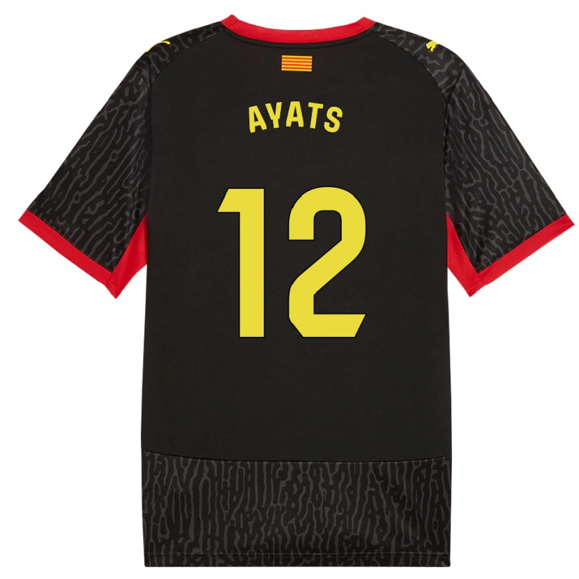 Danxen Herren Mònica Ayats #12 Schwarz Gelb Rot Auswärtstrikot Trikot 2026/27 T-Shirt Österreich