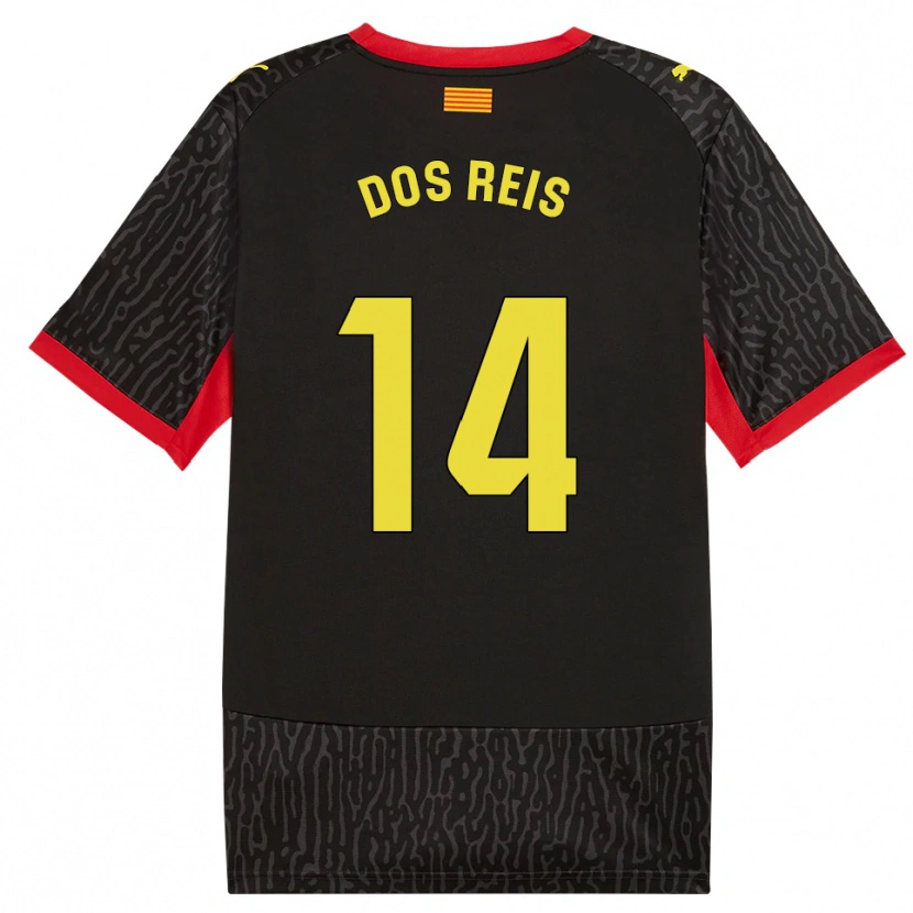 Danxen Herren Leo Dos Reis #14 Schwarz Gelb Rot Auswärtstrikot Trikot 2026/27 T-Shirt Österreich