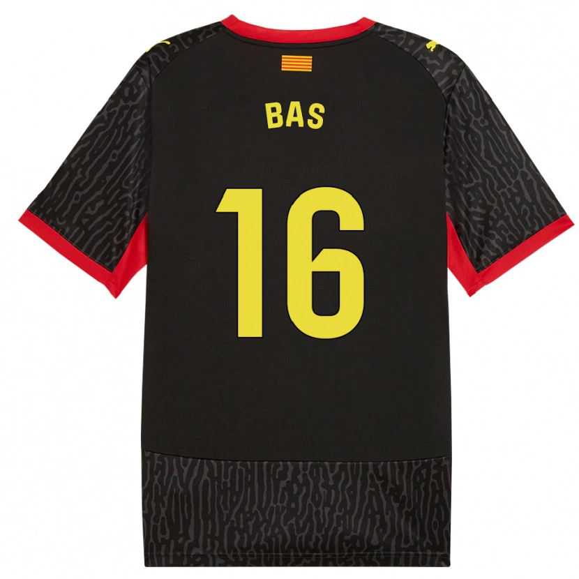 Danxen Herren Jordi Bas #16 Schwarz Gelb Rot Auswärtstrikot Trikot 2026/27 T-Shirt Österreich