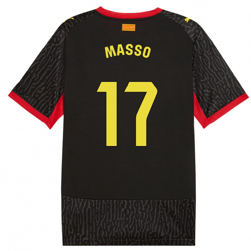 Danxen Herren Ainoa Massó #17 Schwarz Gelb Rot Auswärtstrikot Trikot 2026/27 T-Shirt Österreich
