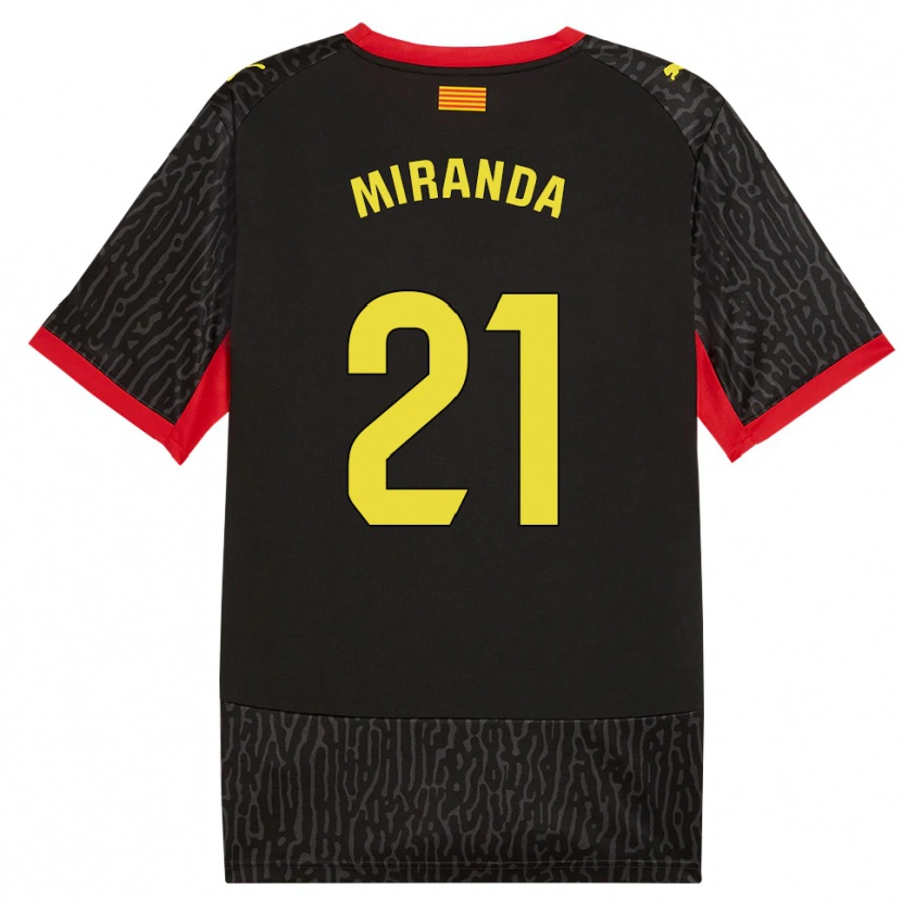 Danxen Herren Adri Miranda #21 Schwarz Gelb Rot Auswärtstrikot Trikot 2026/27 T-Shirt Österreich