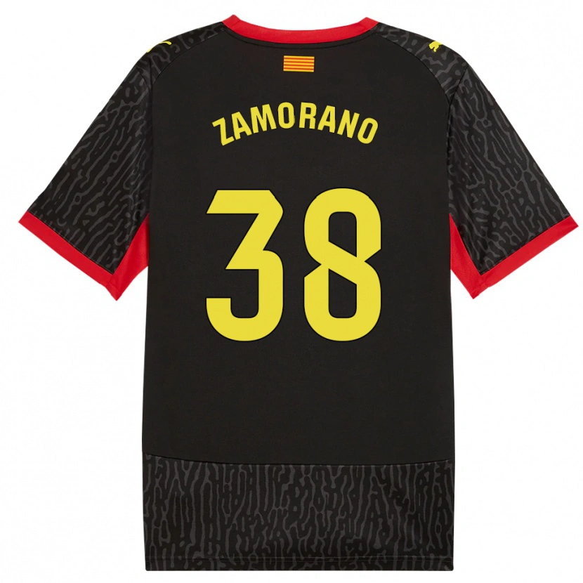 Danxen Herren Holmes Zamorano #38 Schwarz Gelb Rot Auswärtstrikot Trikot 2026/27 T-Shirt Österreich