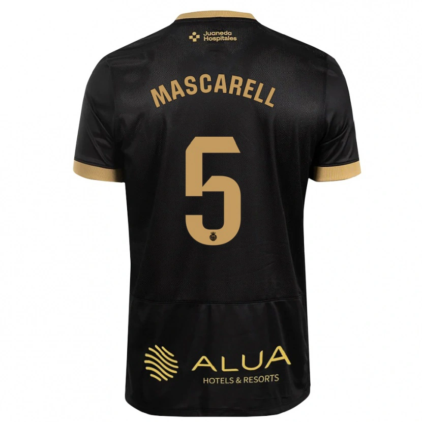 Danxen Herren Omar Mascarell #5 Schwarz Sandbraun Burly Wood Auswärtstrikot Trikot 2026/27 T-Shirt Österreich