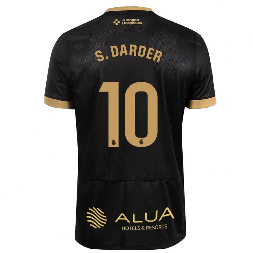 Danxen Herren Sergi Darder #10 Schwarz Sandbraun Burly Wood Auswärtstrikot Trikot 2026/27 T-Shirt Österreich
