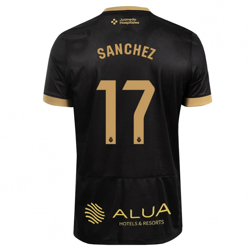Danxen Herren Avelino Sánchez #17 Schwarz Sandbraun Burly Wood Auswärtstrikot Trikot 2026/27 T-Shirt Österreich
